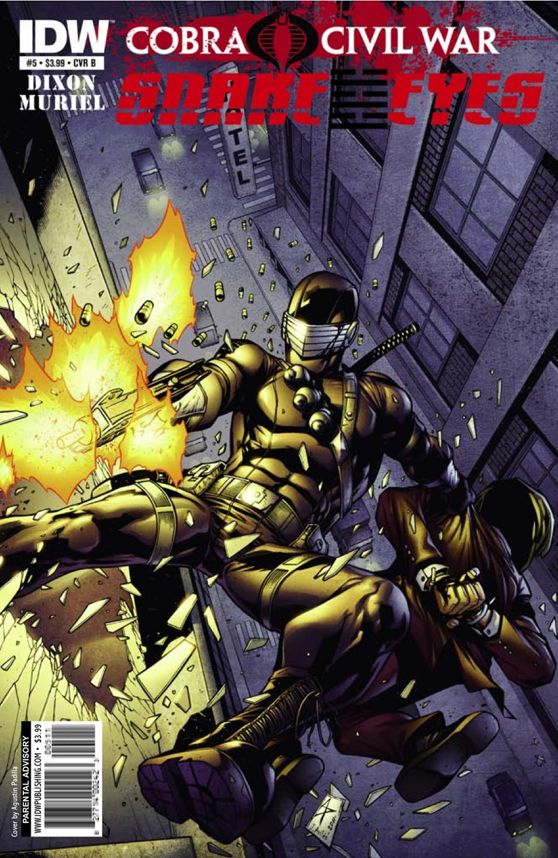Illustration for article titled Read a seven-page preview of the newest comic book starring Snake Eyes, G.I. Joe's resident ninja